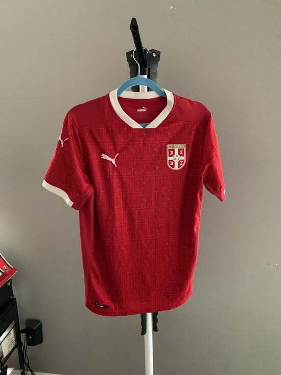 Puma Other - Puma Serbia 2020-2021 Men's Home Soccer Jersey